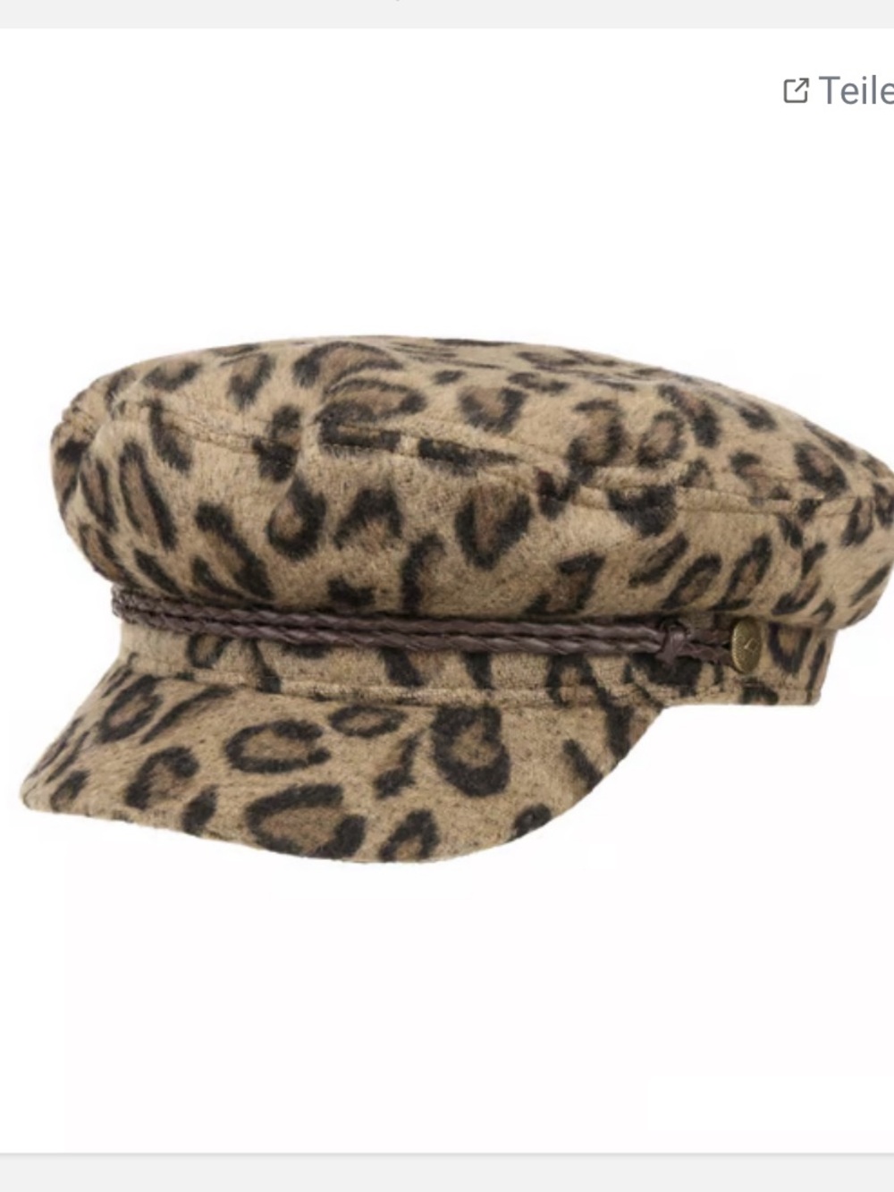 *Rare!!..  Brixton Leopard Fiddler Hat